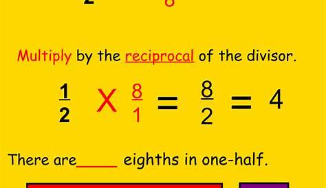 fractions division worksheet