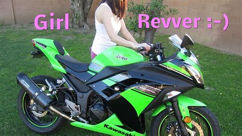 With the ninja 300, kawasaki has all but assured its place back on top of the beginner bike field. 2013 Kawasaki NINJA 300 Revving - Two Brothers Exhaust ...