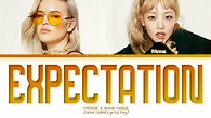 Anne-Marie Expectations (ft. MINNIE of (G)I-DLE) Lyrics (Color Coded ...