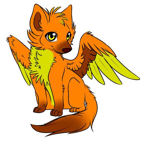 Cute Winged Fox Adopt Closed By Raythebishie On Deviantart