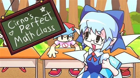 Perfect Math Class Fnf Cirnos Funky Rappin Vs Cirno Youtube
