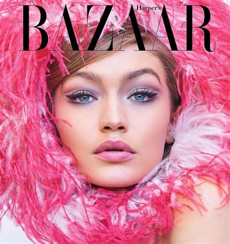 Gigi Hadid Bella Hadid Revista Bazaar Fashion Models Fashion Beauty
