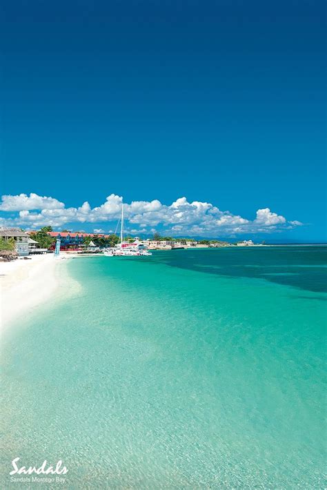 Check Out Those Stunning Blues Of The Caribbean Sea At Montego Bay In