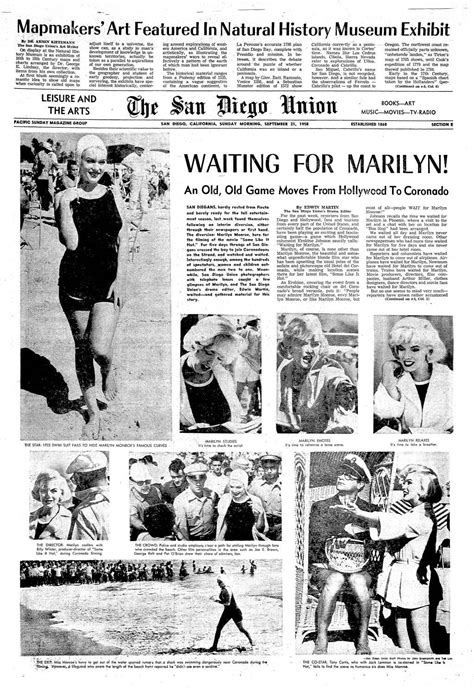 from the archives remembering marilyn monroe on 95th anniversary of her birth the san diego