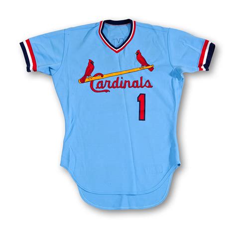 Lot Detail 1983 Ozzie Smith St Louis Cardinals Game Worn Powder Blue