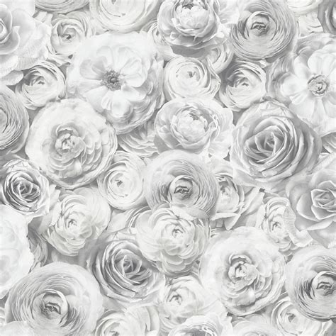 Grey Flowers Wallpapers Wallpaper Cave