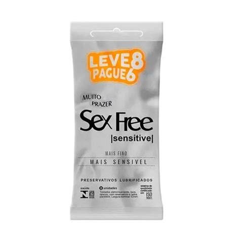 Preservativo Sex Free Sensitive Leve 8 Pague 6 Unidades Farma Conde