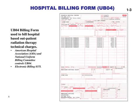 Ppt Hospital Billing For Radiation Therapy Powerpoint