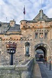 Puerta Al Castillo De Edimburgo, Escocia Imagen de archivo - Imagen de ...