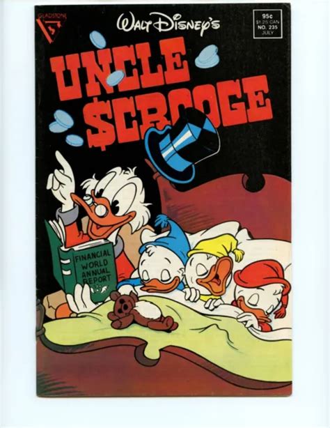 Walt Disneys Uncle Scrooge 235 Comic Book 1989 Fnvf Gladstone Comics