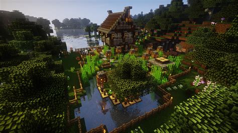 Rated 0.0 from 0 vote and 0 comment. Minecraft, Video games, Farm, House, Forest, Oak trees, Water, Grass Wallpapers HD / Desktop and ...
