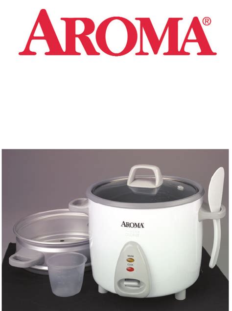Aroma Rice Cooker 8 Cup Manual