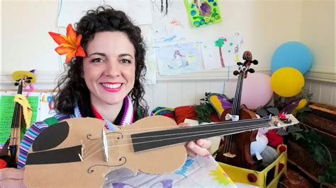 Make Your Own Cardboard Violin For Kids Youtube