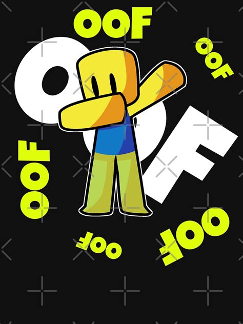 Roblox Oof Dabbing Dab Hand Drawn Gaming Noob T For Gamers T