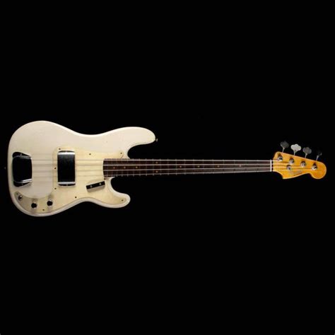 Fender Custom Shop 59 Precision Bass Relic Aged White Blonde The