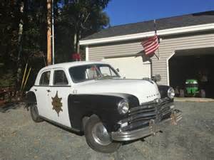 1949 Plymouth Special Deluxe Police Car 13100 Original Miles Lower