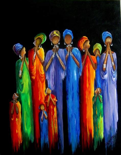 Womens Prayer Meeting Painting By Marietjie Henning Pixels