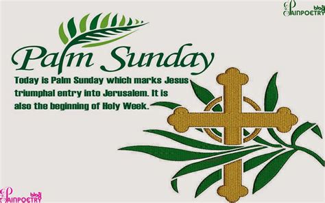 Poetry Palm Sunday Quotes Happy Palm Sunday Sunday Greetings