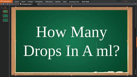 It is known that one mole of any compound or molecule is equal to avogadro numbers of formula units. How Many Drops In A ml - YouTube