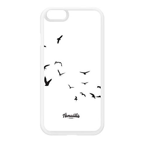 Birds In Flight White White Silicon Rubber Case For Iphone 6 By Gadget