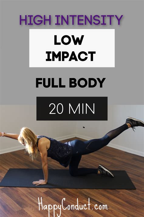 High Intensity Low Impact Training Workout Hilit 20 Minute Full