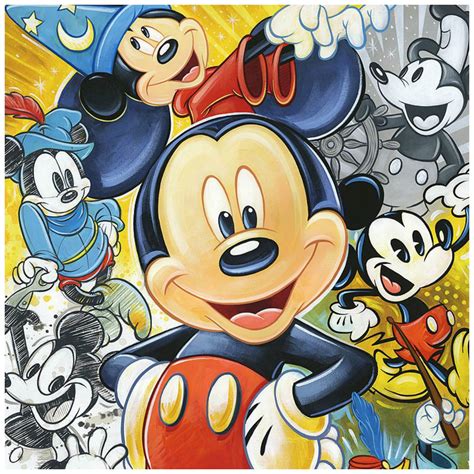 Mickey Mouse Painting Walt Disney