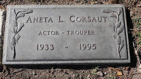 Actress Aneta Corsaut Grave Valhalla Memorial Park North Hollywood