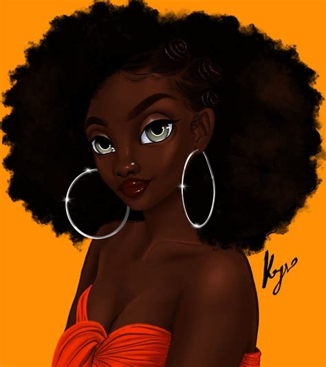 Afro Cartoon