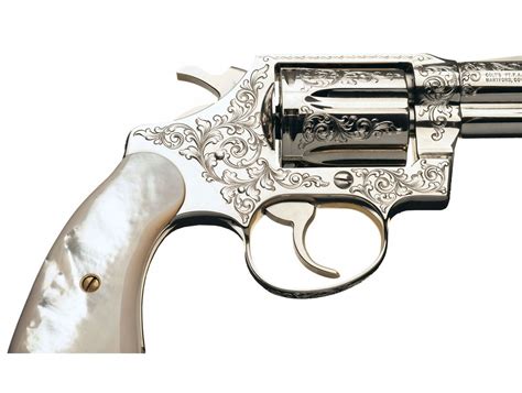 Factory Engraved Colt Detective Special Double Action Revolver With