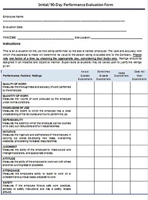 Employee Review Form And How You Get To Use It For Yours And Employees