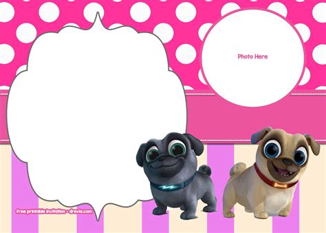 Customize any template according to your needs and promote your gathering within minutes. FREE Disney Puppy Dog Pals invitation Templates | Download ...