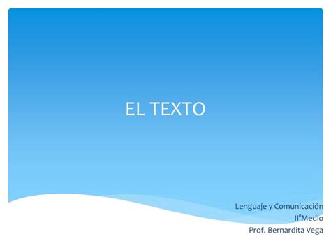 Ppt El Texto Powerpoint Presentation Free Download Id6020936