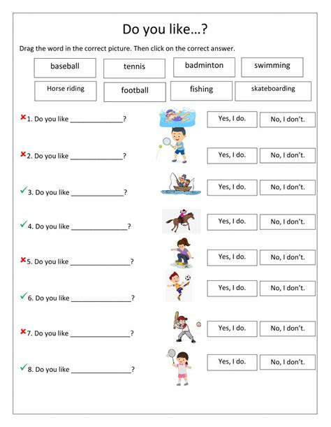 like dislike interactive and downloadable worksheet you can do the exercises online or download