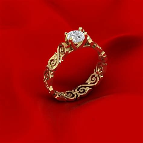 Diamond Ring Ornament 3d Model Turbosquid 1513693