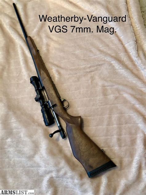 Armslist For Sale Weatherby Vanguard Vgs 7mm Rifle