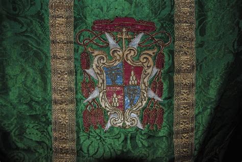 Orbis Catholicus Secundus Catholic Culture Arms On The Chasuble