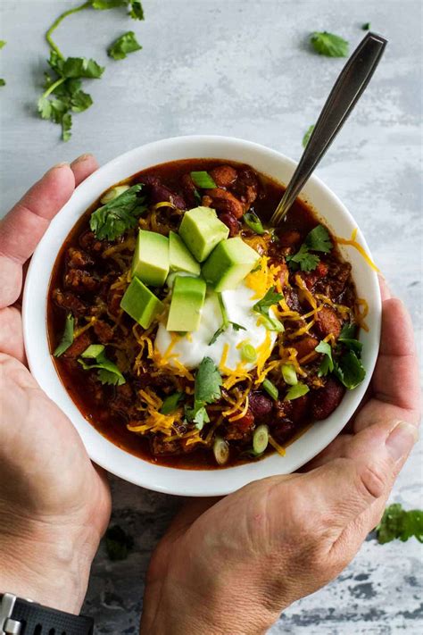 Easy Crock Pot Chili Recipe Slow Cooker Chili Taste And Tell