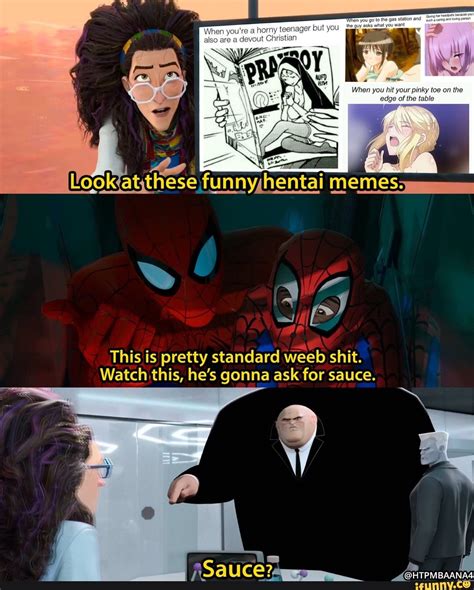Spider Man Into The Spider Verse Meme Hey