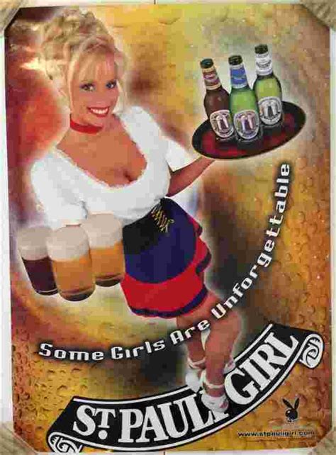 St Pauli Girl Beer Poster Unforgettable
