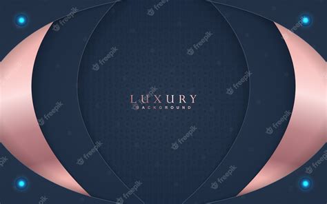 Premium Vector Abstract Luxury Background With Navy Blue And Rose