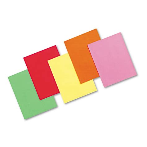 Pacon Array Colored Bond Paper 24lb 8 12 X 11 Assorted Brights 500