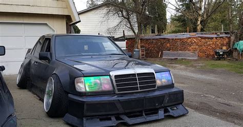 Mercedes Benz W124 Stance Widebody Benztuning