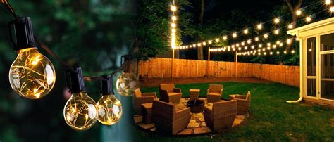 Novtech Outdoor String Lights G40 Led String Lights For