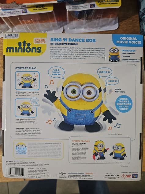 Despicable Me Minions Sing N Dance Bob For Sale Online Ebay