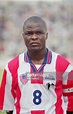 Portrait of Joe Nagbe of Liberia before the World Cup 2002 Group B ...