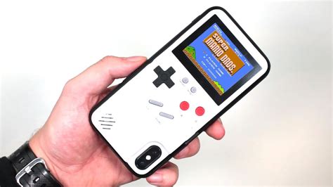 Meet The Gameboy Iphone Case That Plays Super Mario Youtube