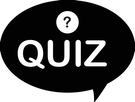 Quiz Icon On White Background Flat Style Quiz Show Question
