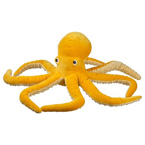 BlÅvingad Soft Toy Octopusyellow 20 Ikea