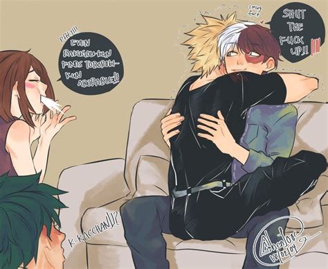 Bakugou Katsuki And Todoroki Shouto And Uraraka Ochako And Midoriya Izuku