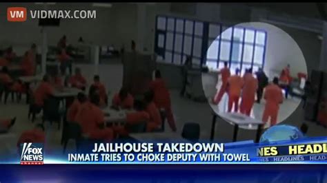 Inmate In Tampa Jail Tries To Choke Deputy With Towel Videos